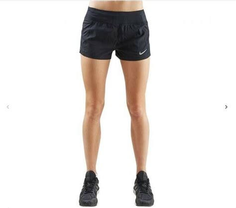 Nike WOMENS SIZE S Flex Triumph Shorts Black Reflective 